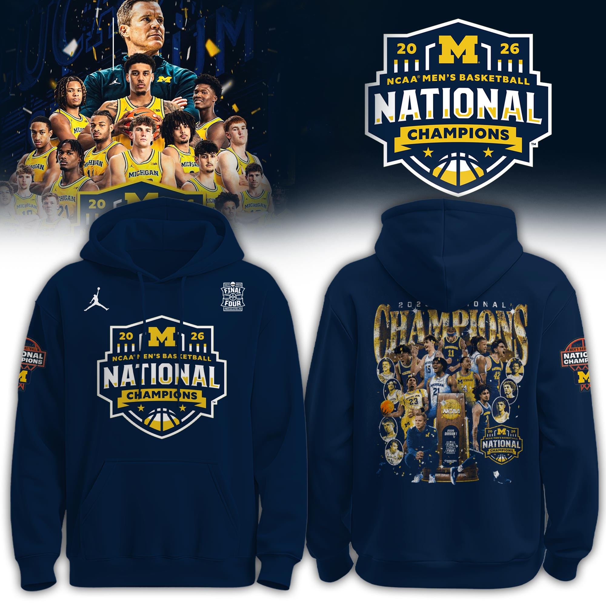 _ MW Men's Basketball National Champions 2026 NCAA Champions Edition Hoodie
