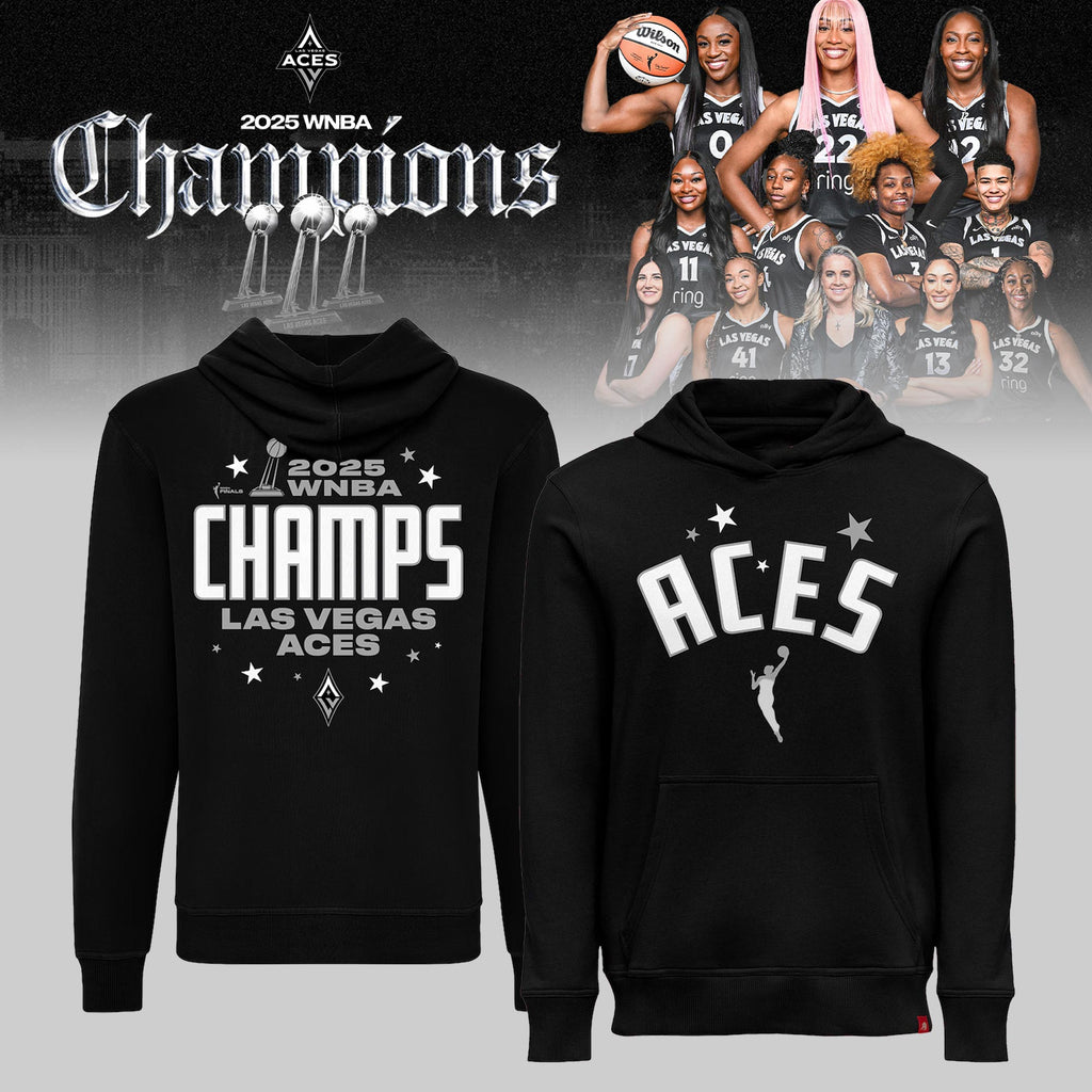 Las Vegas Aces 2025 WNBA Finals Champions Hoodie