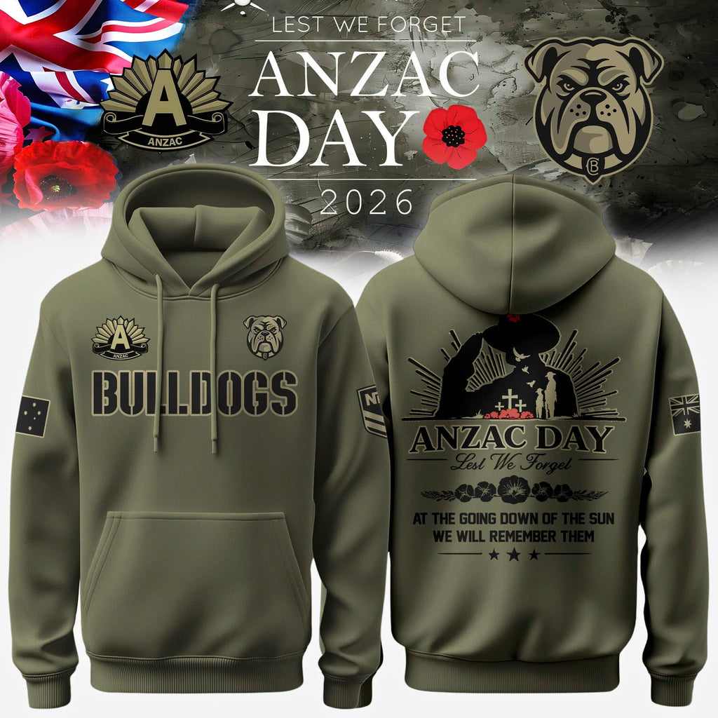 Canterbury-Bankstown Bulldogs Anzac Day Hoodie