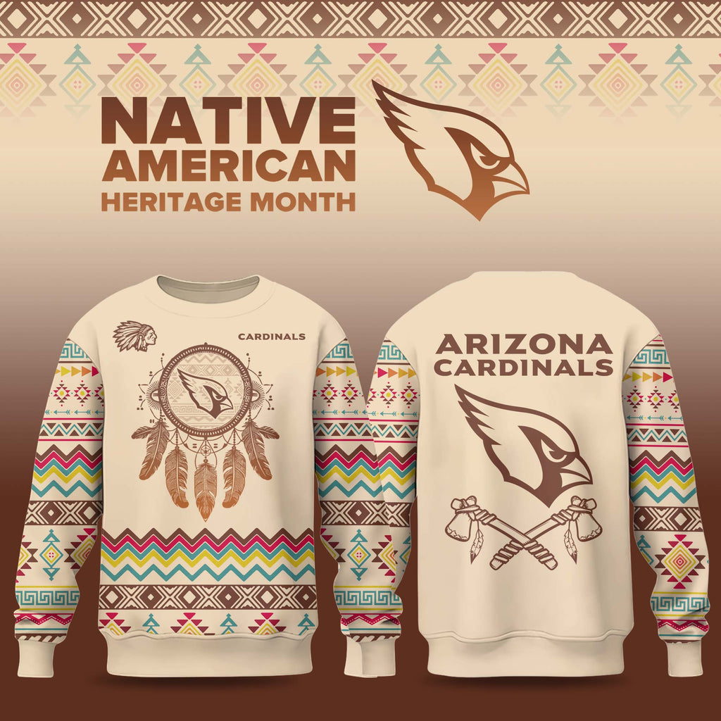 Arizona Cardinals Native American Heritage Month 2025 Limited Sweatshirt