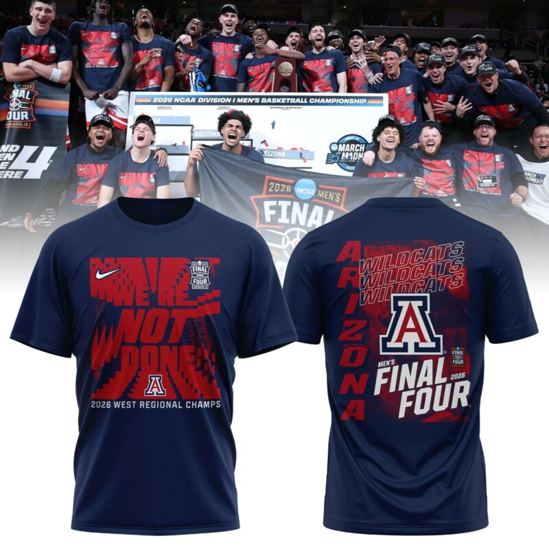 _ Arizona Men's Basketball 2026 Final Four Locker Room T-shirt