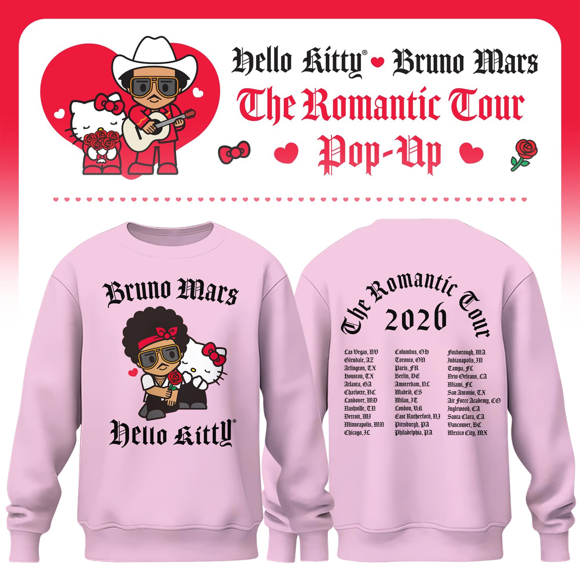 _BM x HK "The Romantic Tour" Sweatshirt