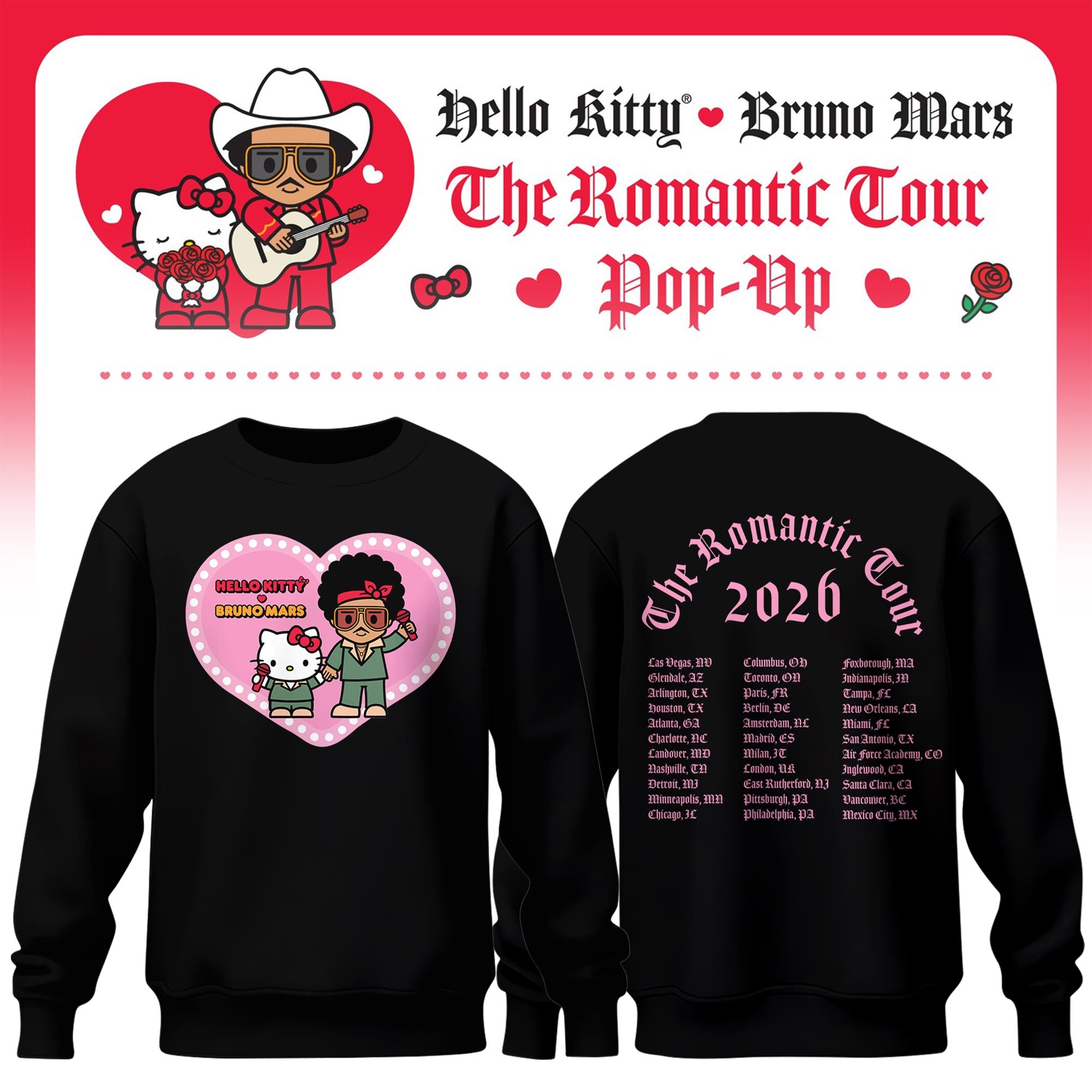 _BM x HK "The Romantic Tour" Sweatshirt