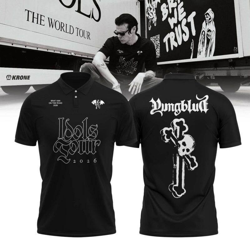 YUNGBLUD Idols The World Tour 2026 Limited Edition Polo