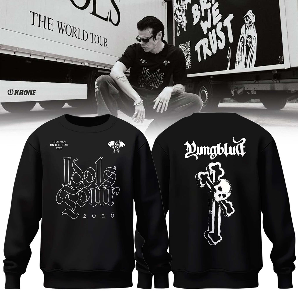 YUNGBLUD Idols The World Tour 2026 Limited Edition Sweatshirt
