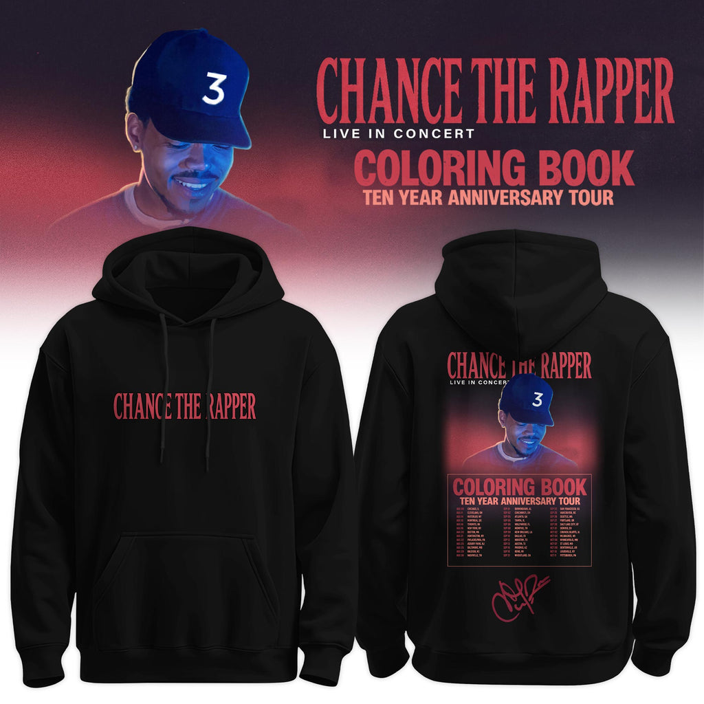 CTR “Coloring Book” 10 Year Anniversary Tour Limited Edition Hoodie