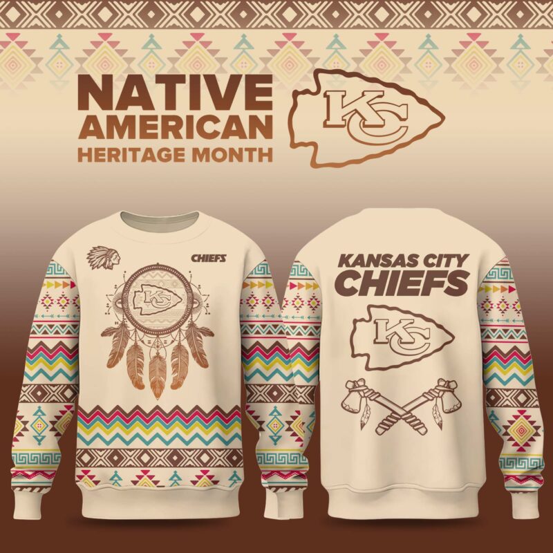 Kansas City Chiefs Native American Heritage Month 2025 Limited Sweatshirt