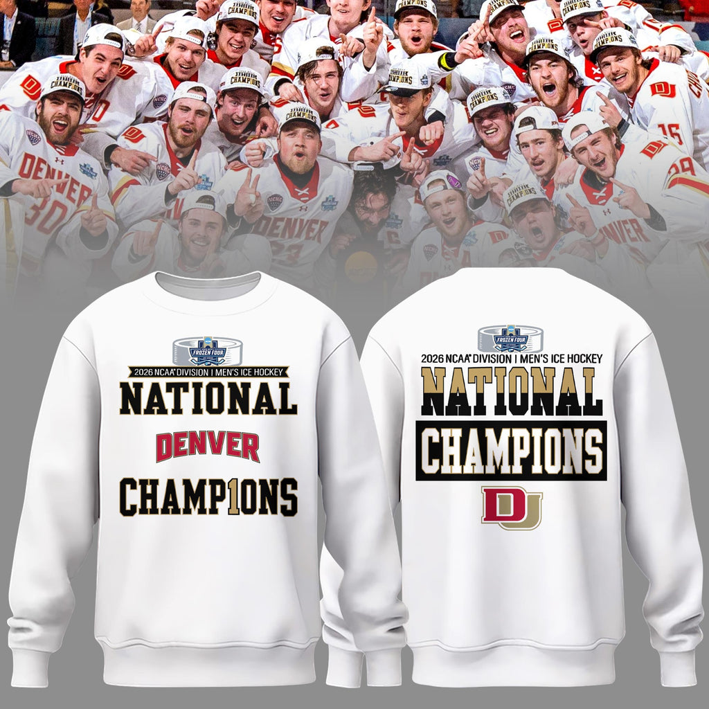 DP 2026 NCAA Frozen Four Men's Ice Hockey National Champions Locker Room Sweatshirt