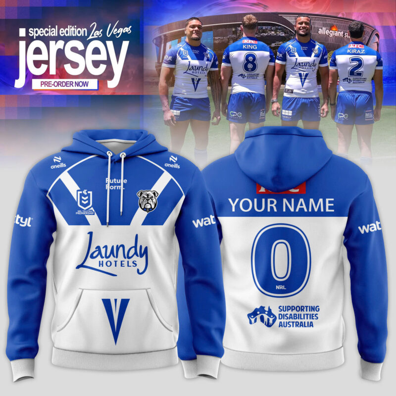 Canterbury-Bankstown Bulldogs 2026 Custom Hoodie