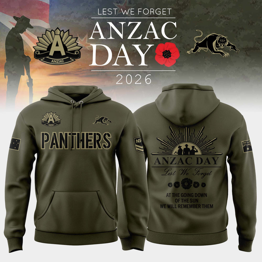 Penrith Panthers Anzac Day Hoodie