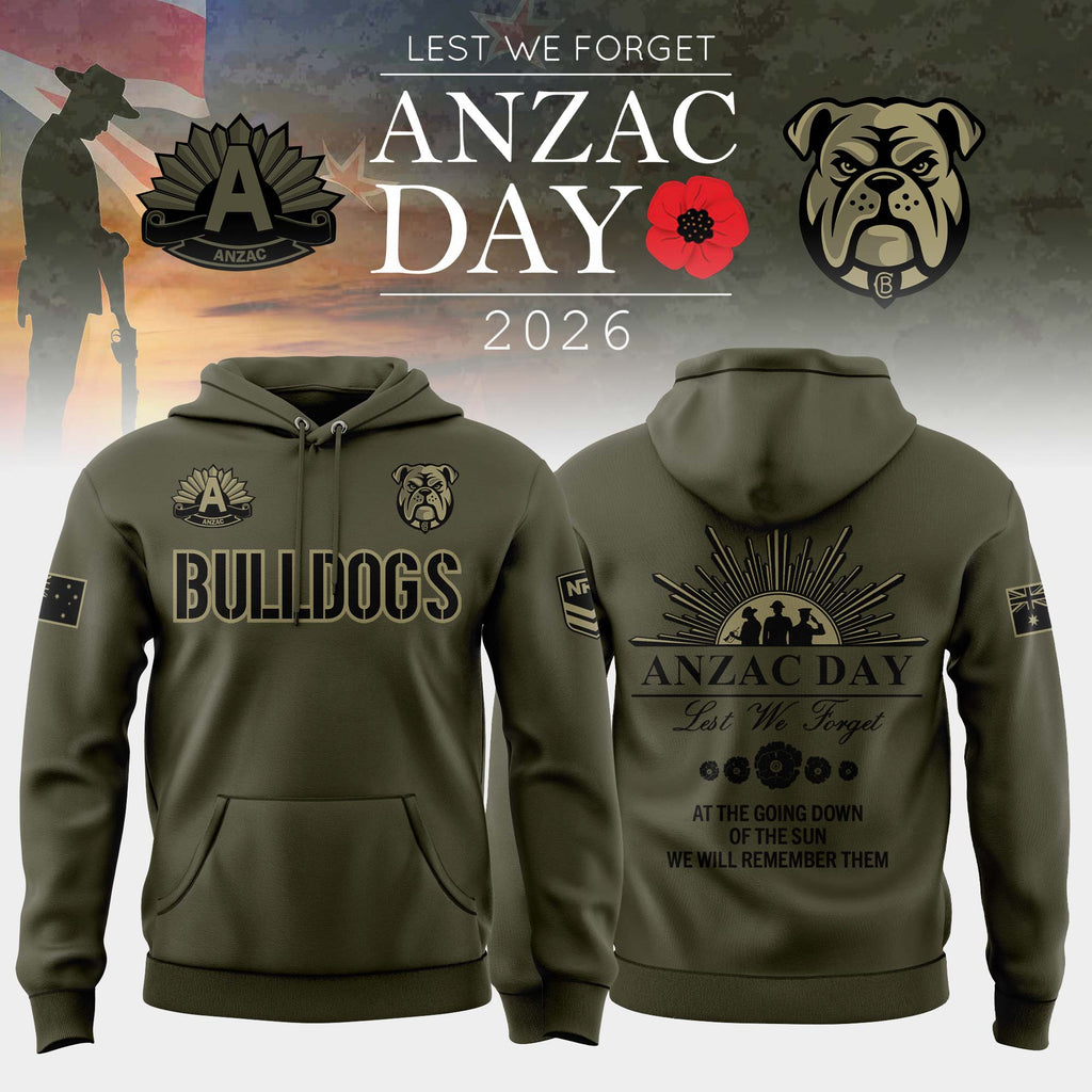 Canterbury Bulldogs Anzac Day Hoodie