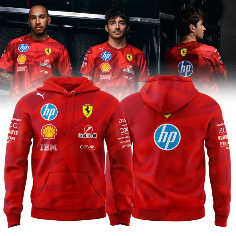 Scuderia Ferrari 2025 Special Edition Las Vegas Race Hoodie