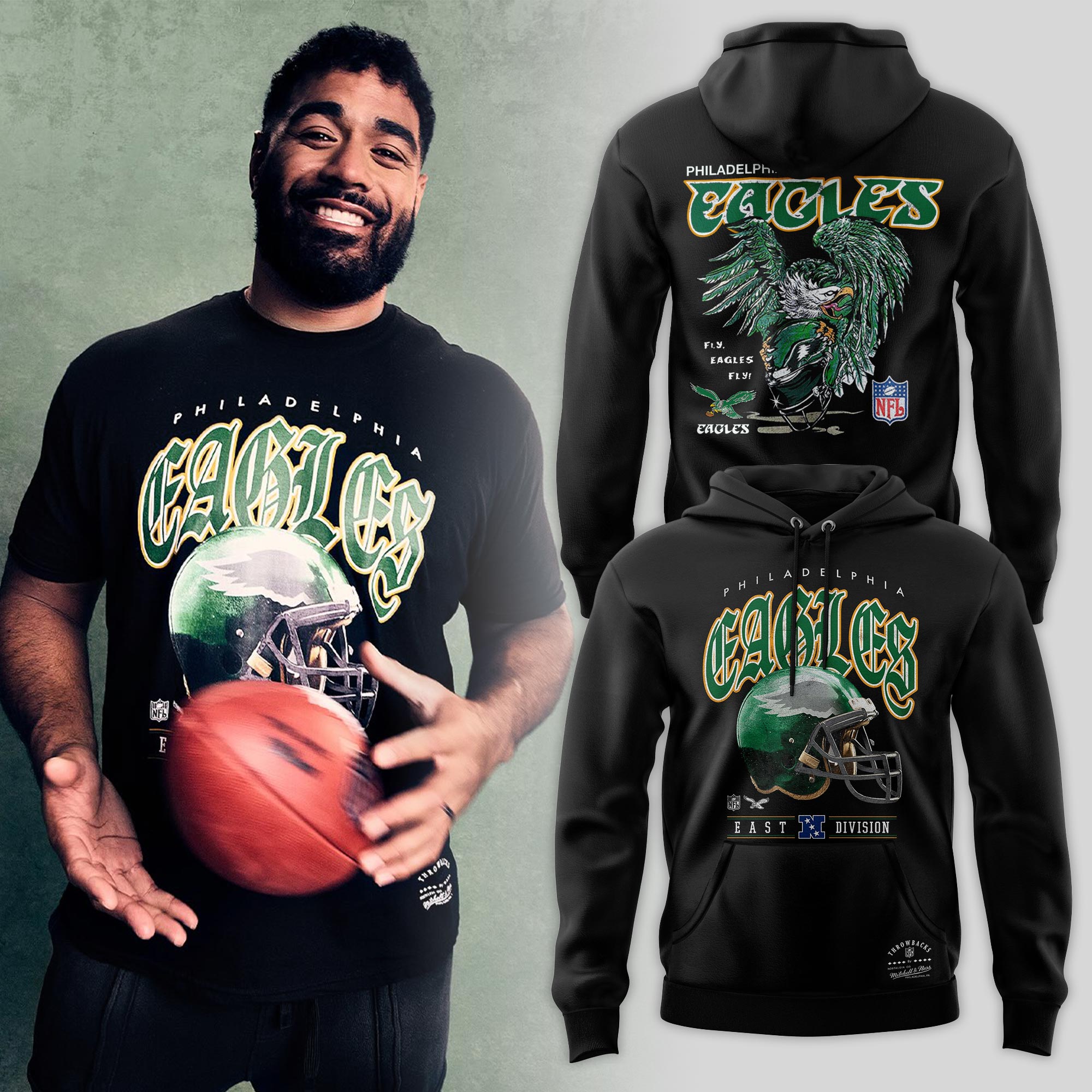 _ Philadelphia Eagles Classic Helmet Limited Editions Hoodie