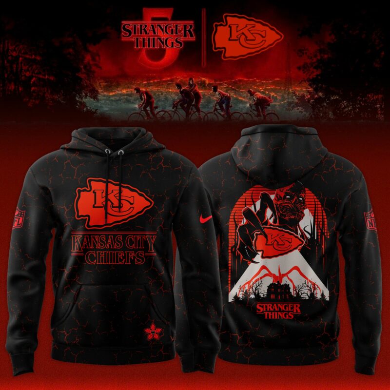 _ .Kansas City Chiefs x Stranger Things Limited Edition Hoodie