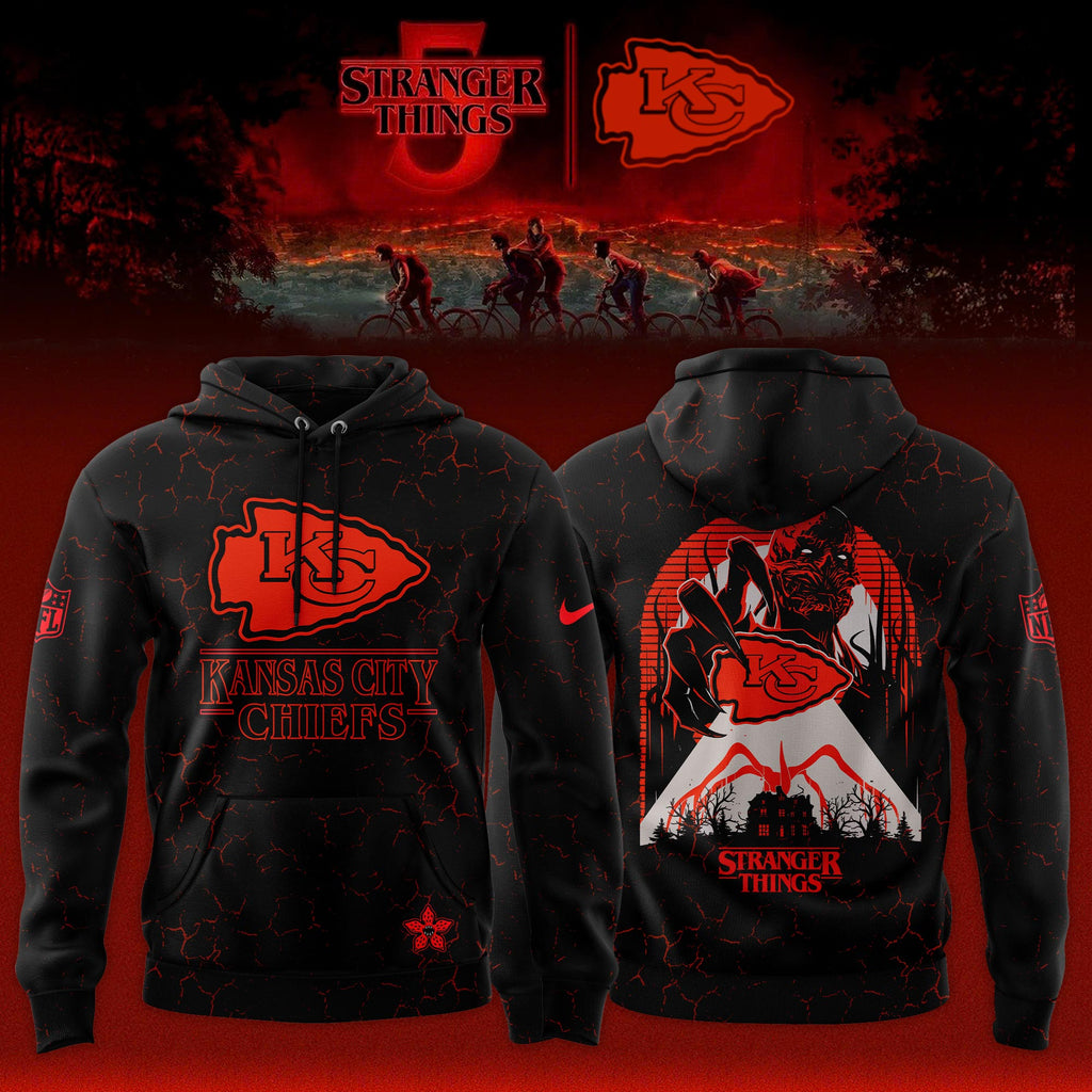 _ .Kansas City Chiefs x Stranger Things Limited Edition Hoodie