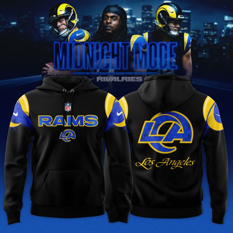 _ Los Angeles Rams Midnight Blue 2025 Rivalries Special Hoodie