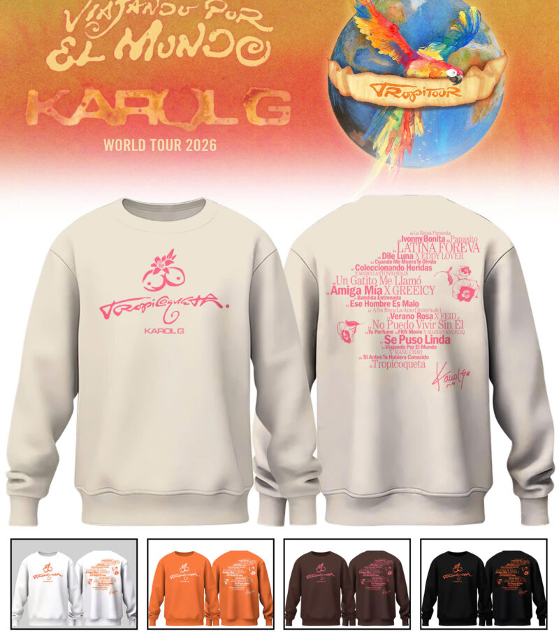 Tropicoqueta Tracklist Limited Edition Sweatshirt