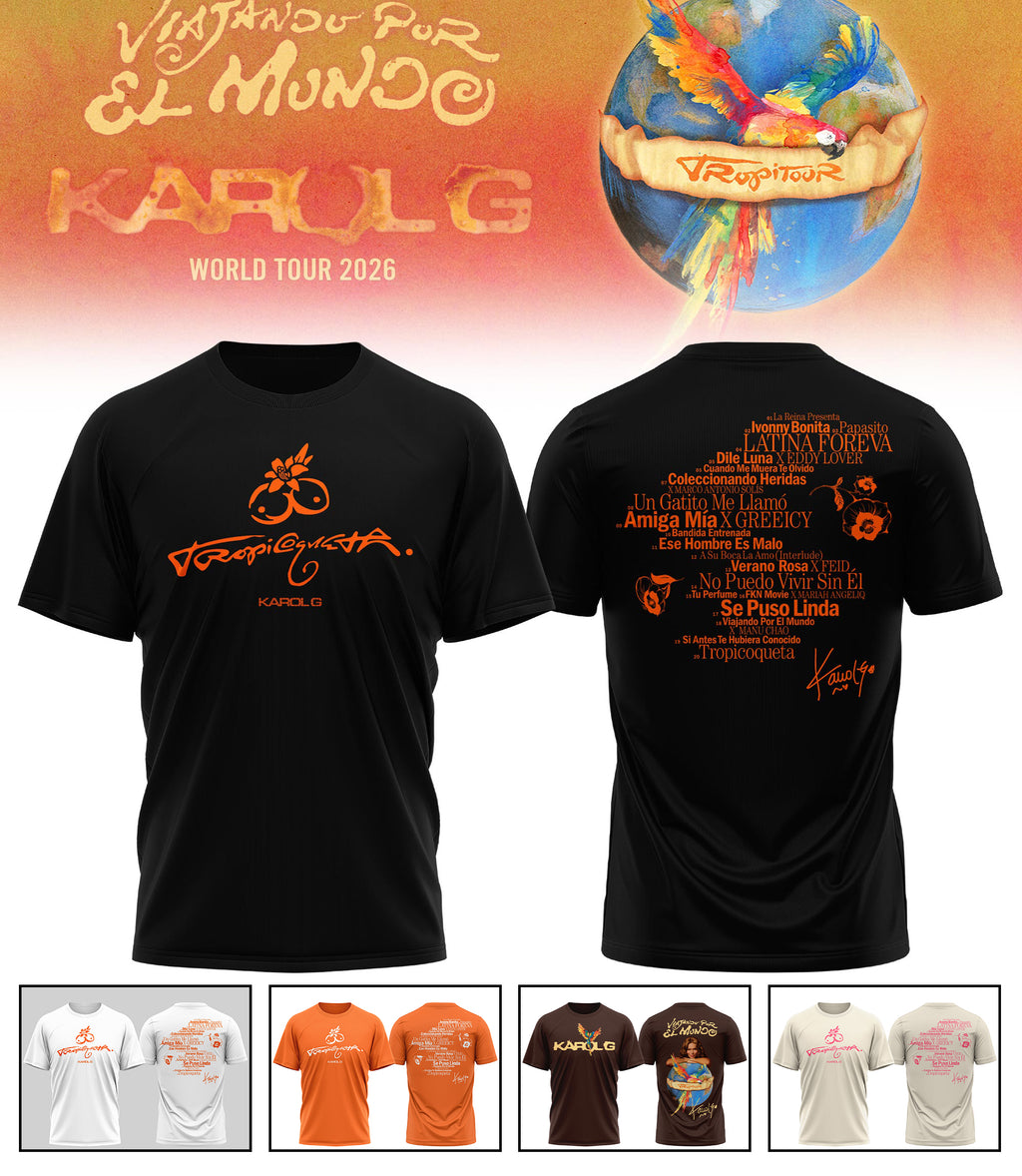 Tropicoqueta Tracklist Limited Edition T-shirt