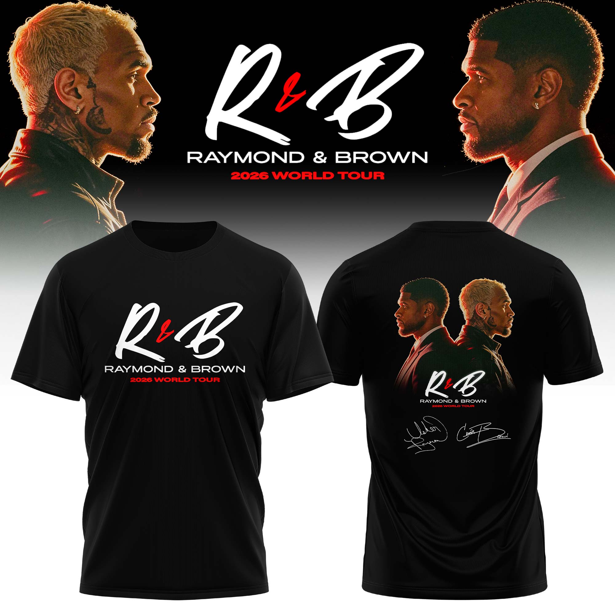 R&amp;B Tour 2026 Limited Edition T-Shirt