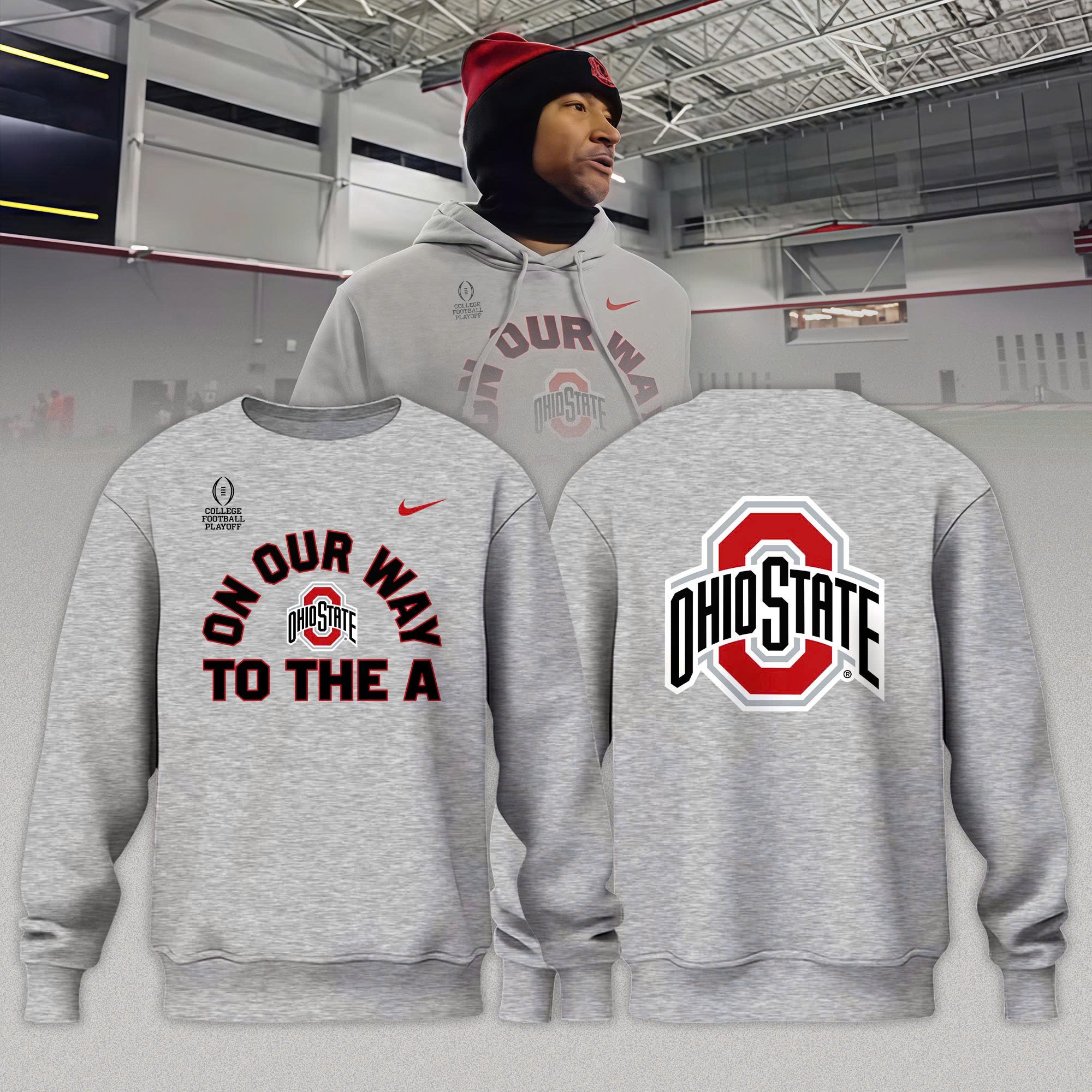 Ohio State Buckeyes "ON OUR WAY TO THE A" Limited Edition Sweatshirt