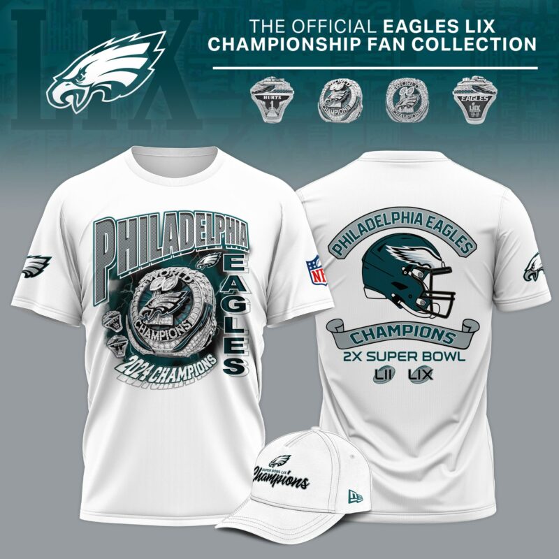_ Philadelphia Eagles Super Bowl LIX Champions Ring T-Shirt