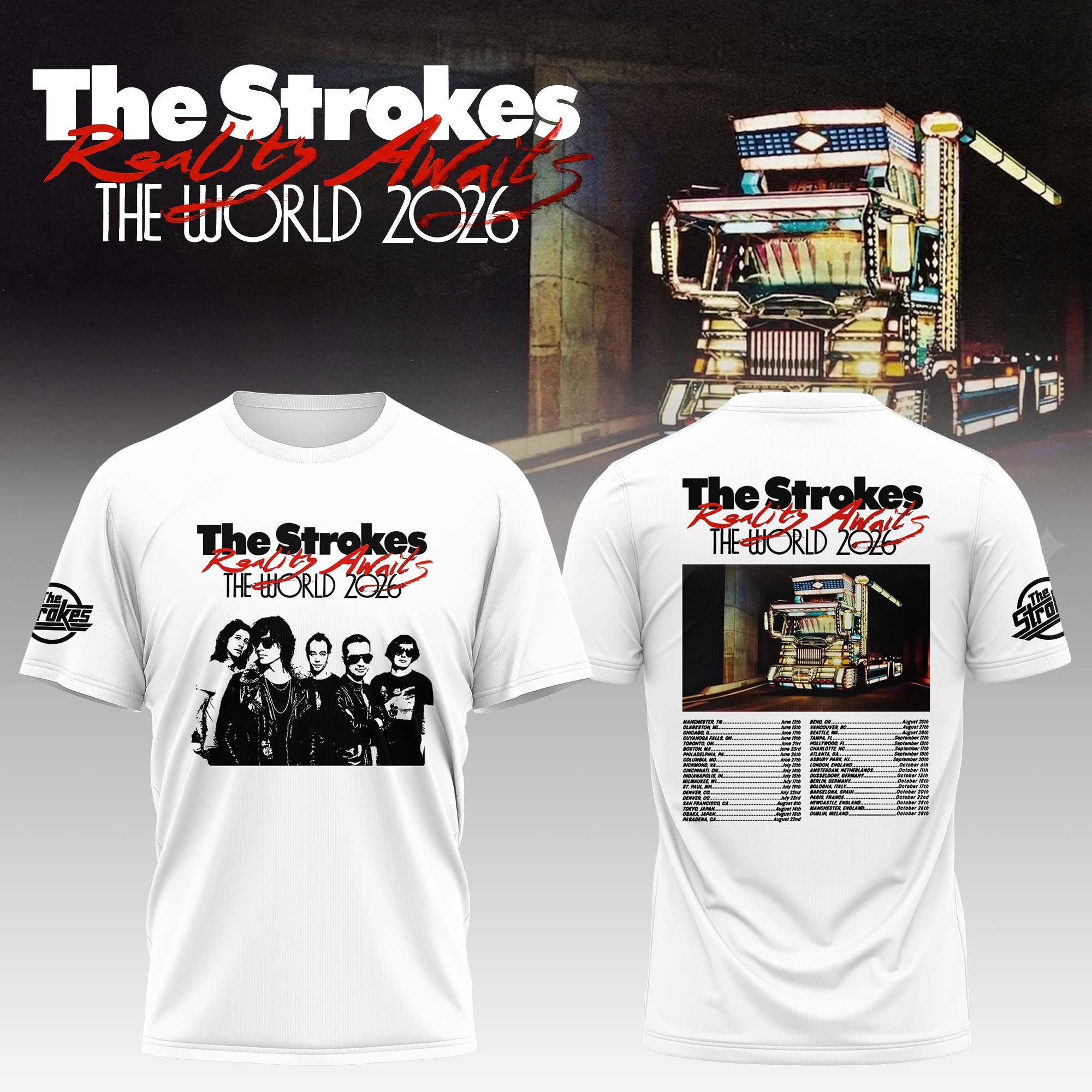 Reality Awaits The World Tour 2026 Limited Edition T-Shirt