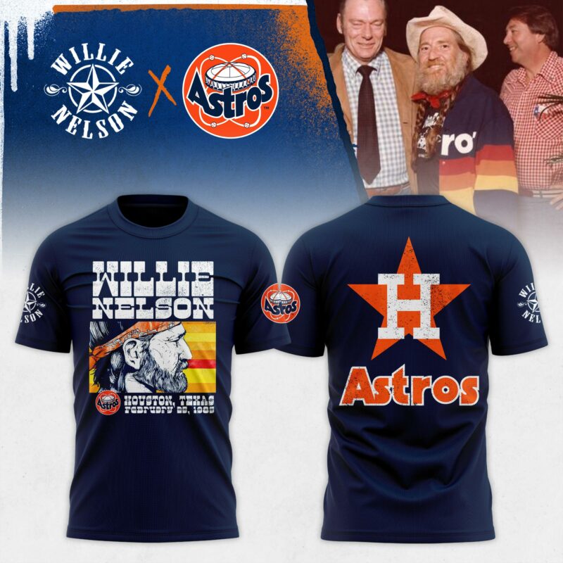 HOU x Willie Nelson Limited Editions Tshirt - Navy