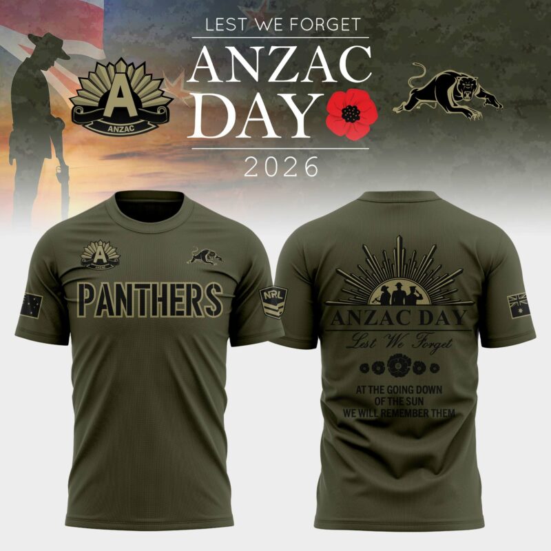 Penrith Panthers Anzac Day T-shirt