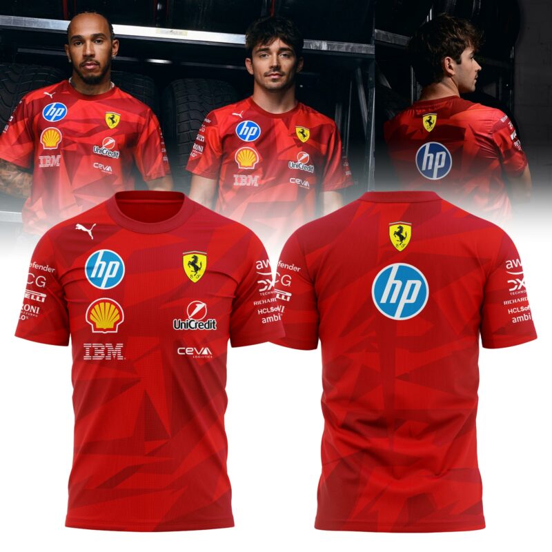 Scuderia Ferrari 2025 Special Edition Las Vegas Race T-shirt
