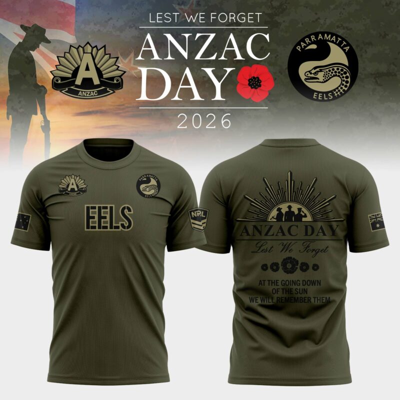 Parramatta Eels Anzac Day T-shirt