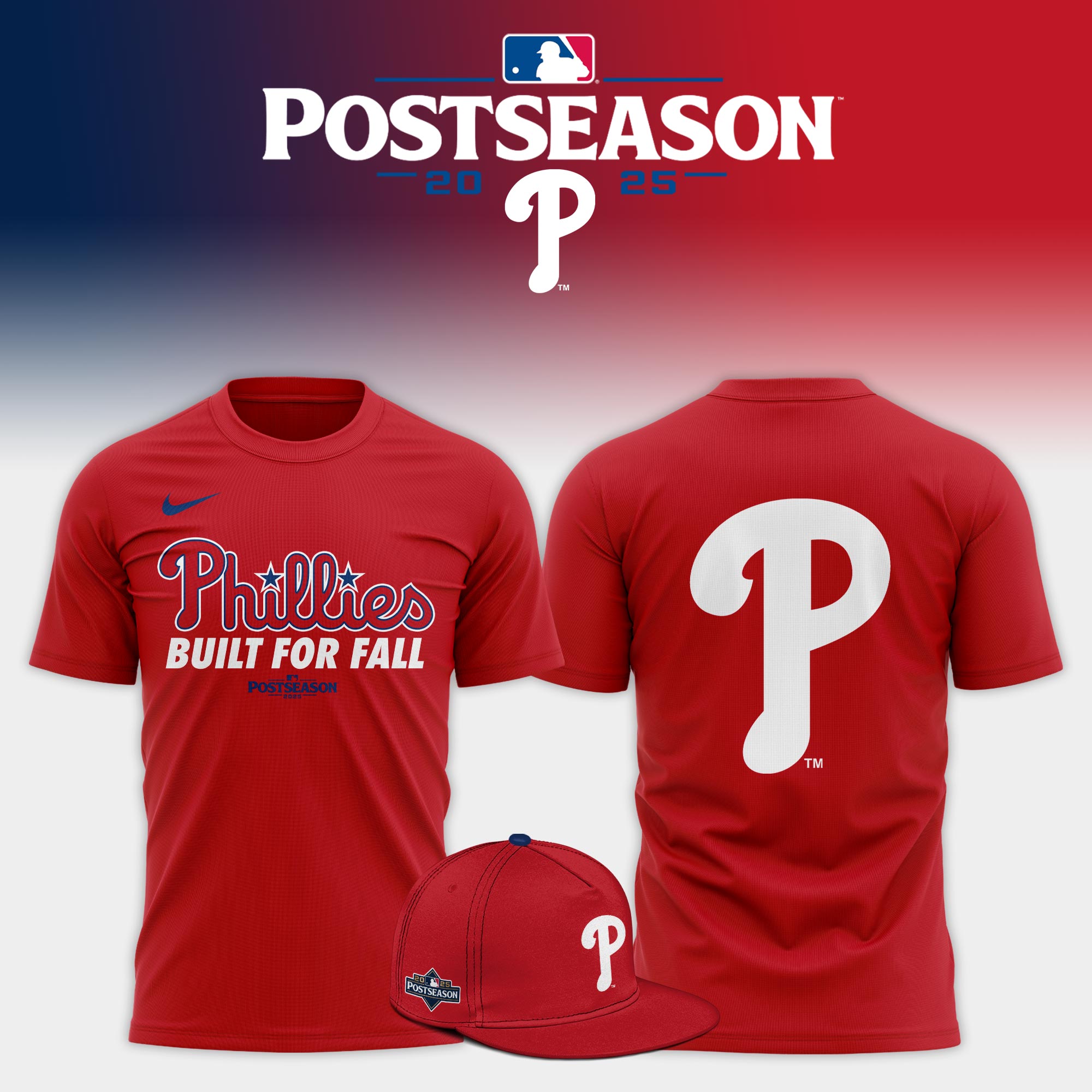 Philadelphia Phillies 2025 MLB Postseason Limited T-shirt