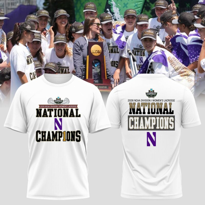 NW 2026 NCAA Women's Lacrosse National Champions Locker Room T-Shirt