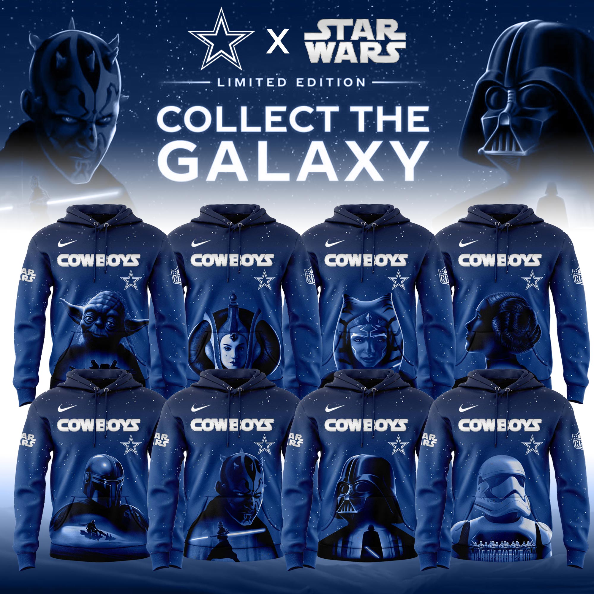 Dallas Cowboys x Star Wars Limited Editions 2025 Hoodie