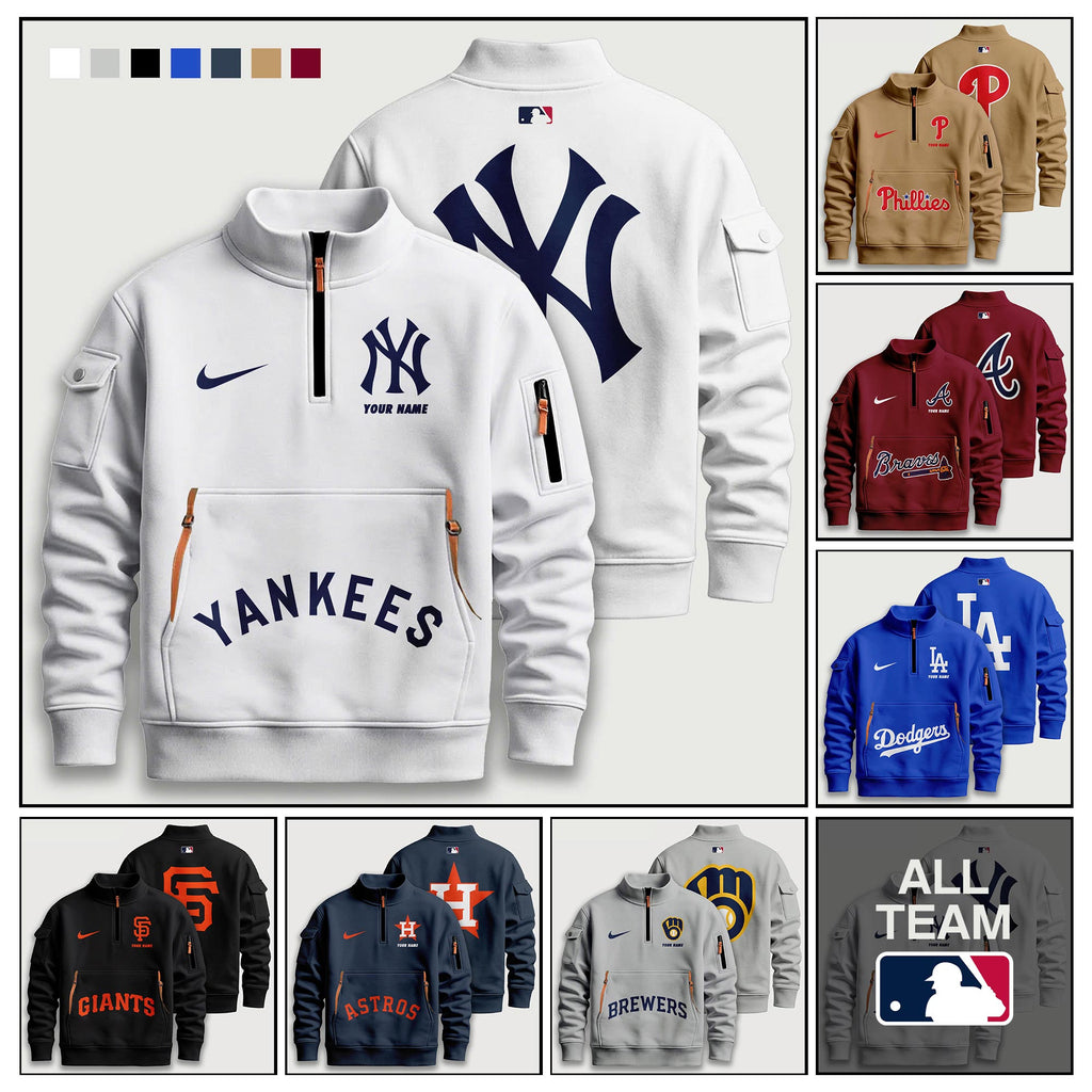 _MLB ALL TEAM_Quarter Zipper Sweatshirt
