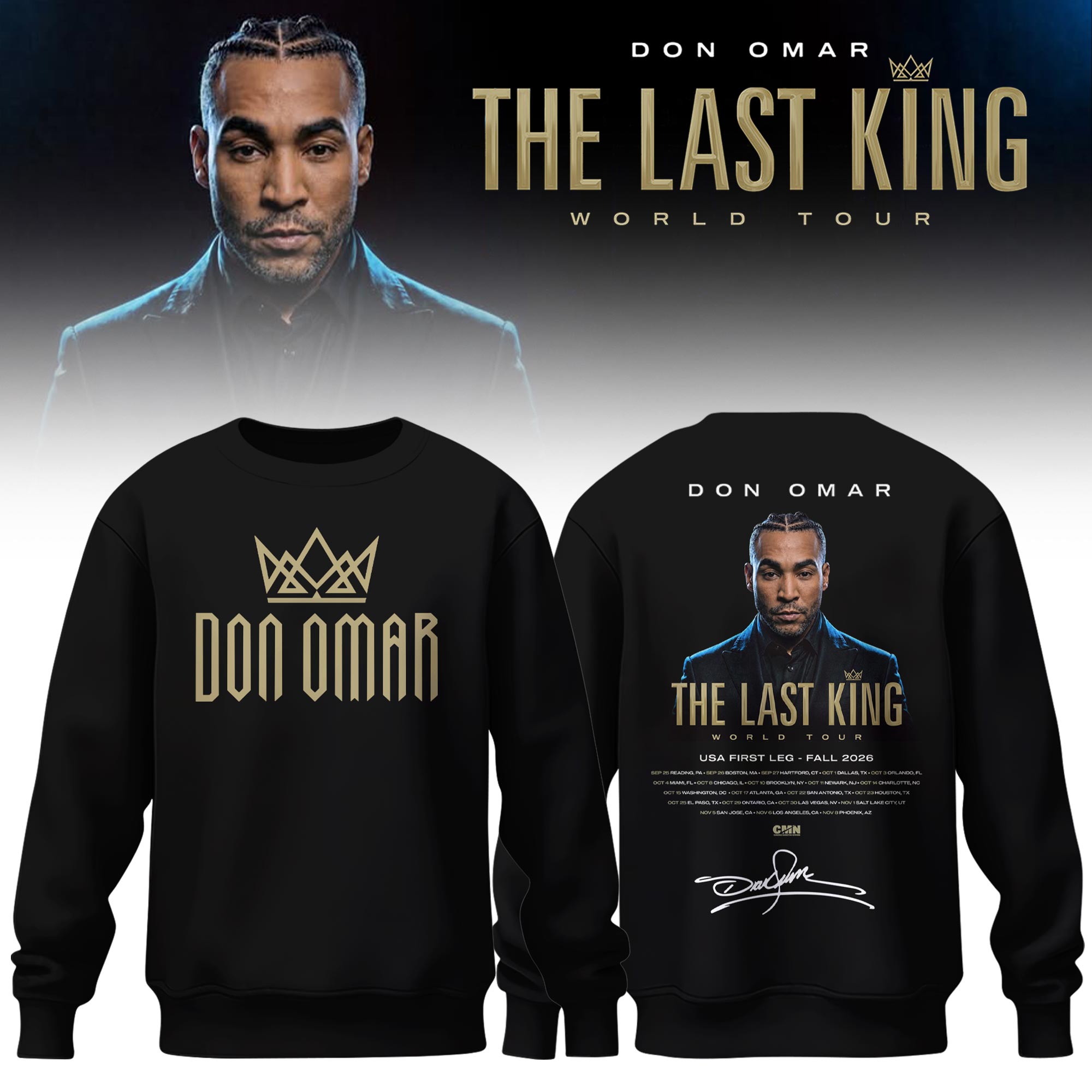 THE LAST KING WORLD TOUR 2026 Limited Edition Sweatshirt