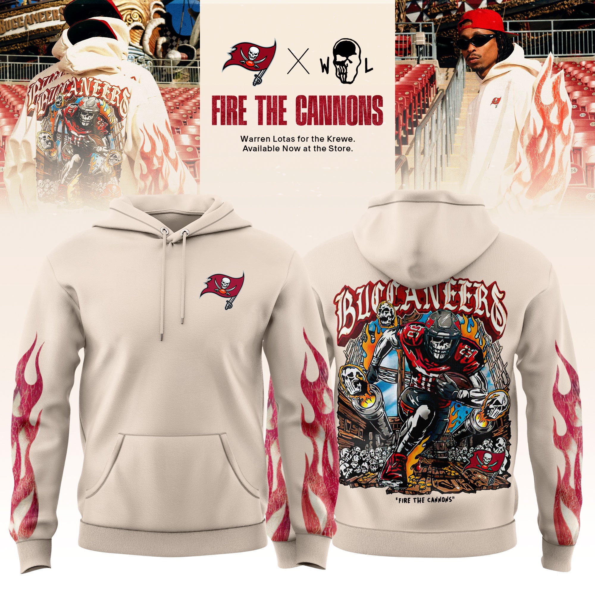Tampa Bay Buccaneers x Warren Lotas Limited Edition Hoodie