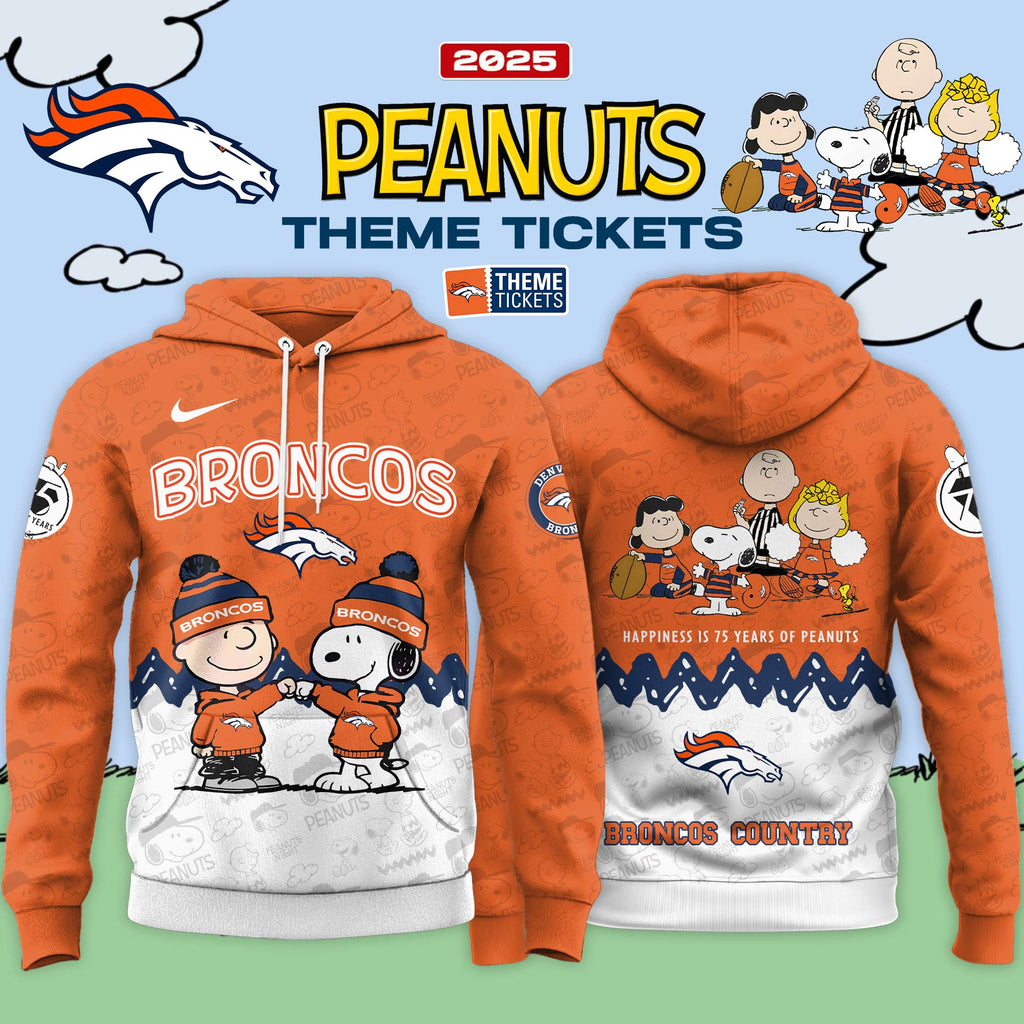 _ Denver Broncos x Peanuts Limited Editions 2025 Hoodie