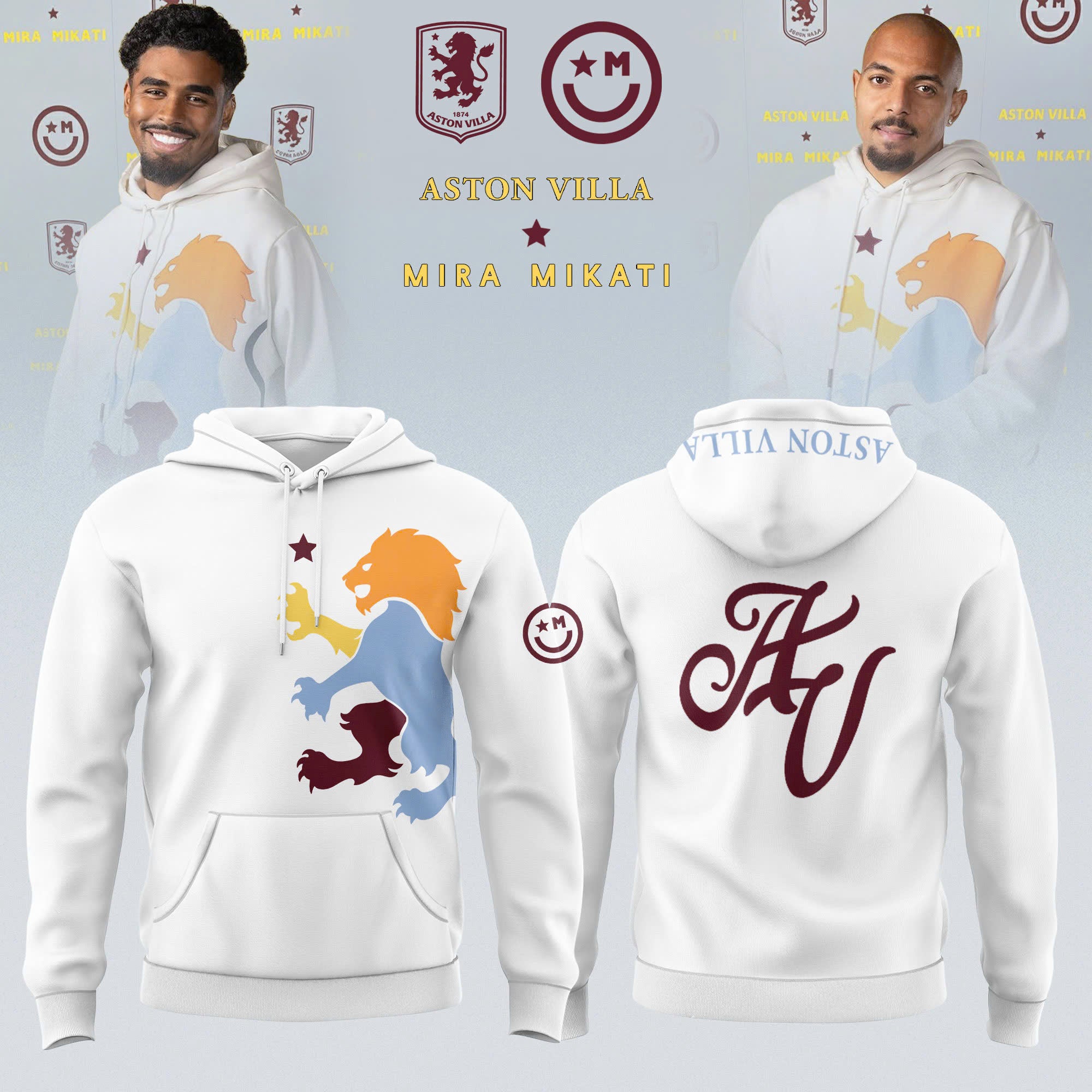 Aston Villa x Mira Mikati Limited Edition Hoodie