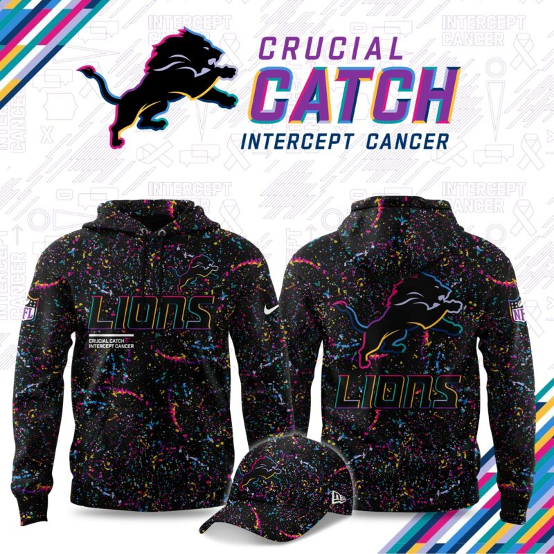 _ Detroit Lions Crucial Catch 2025 Limited Hoodie