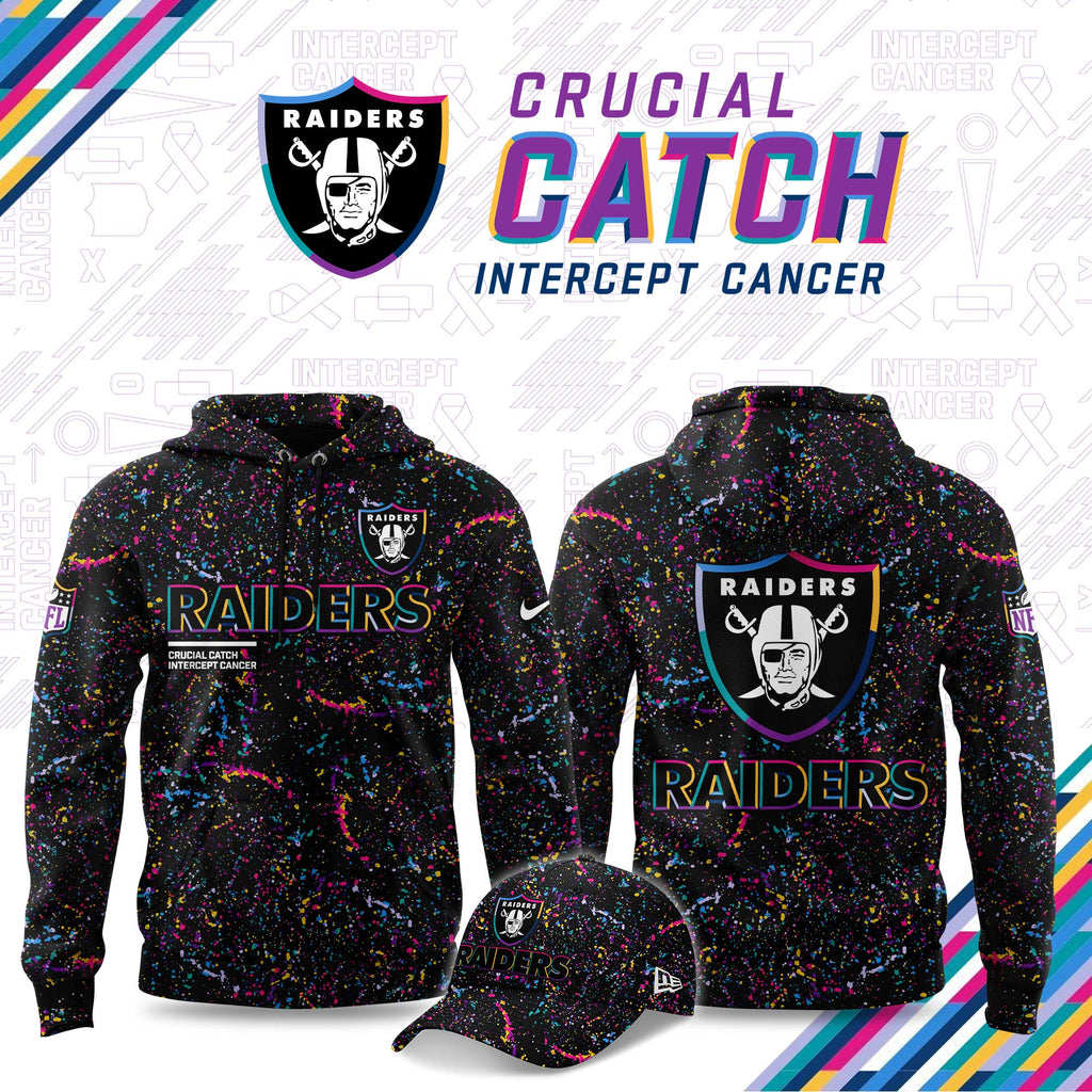 _ Las Vegas Raiders Crucial Catch 2025 Limited Hoodie