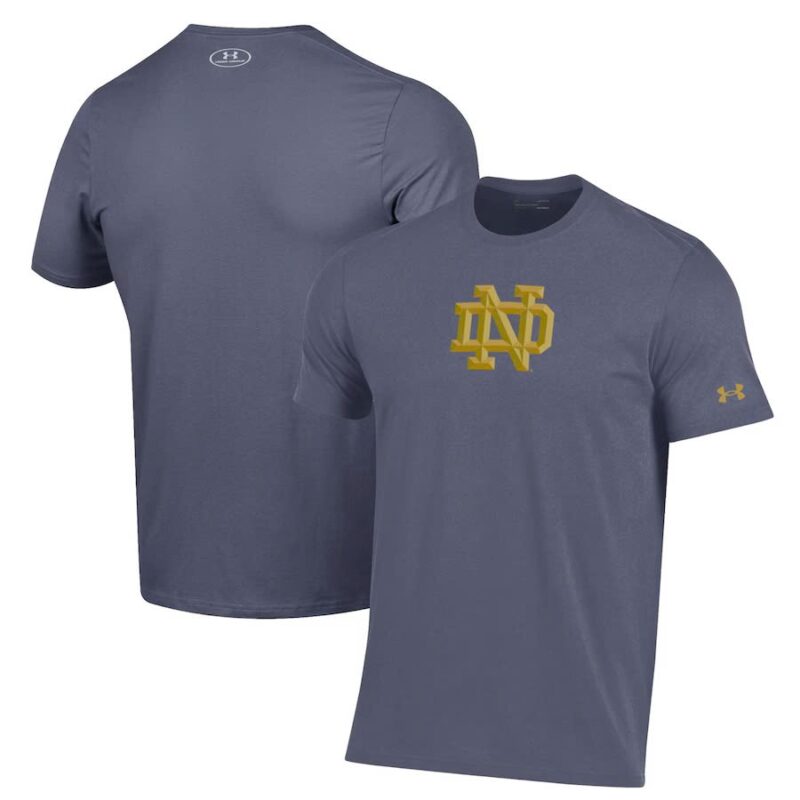 Navy Notre Dame Fighting Irish 2024 Shamrock Series Performance T-Shirt