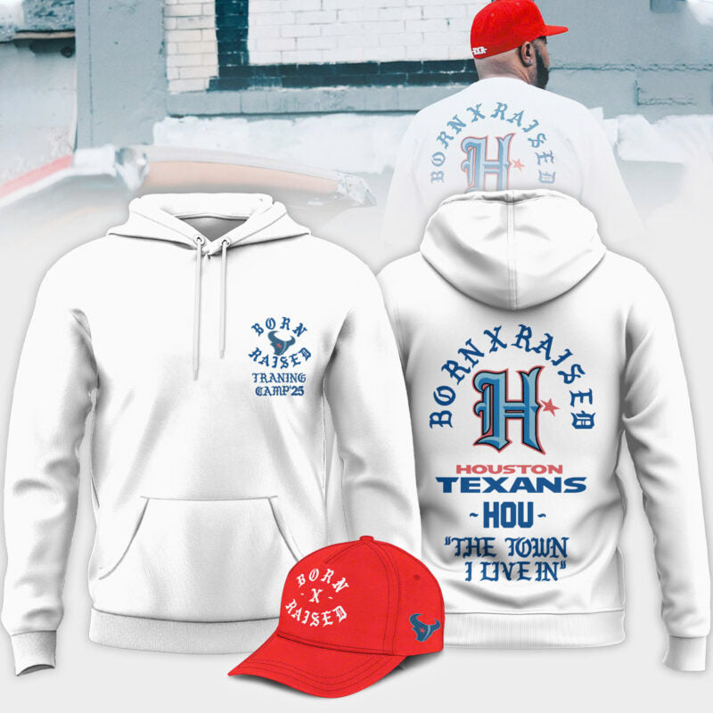 Born x Raised Texans Training Camp Limited Edition Hoodie - White