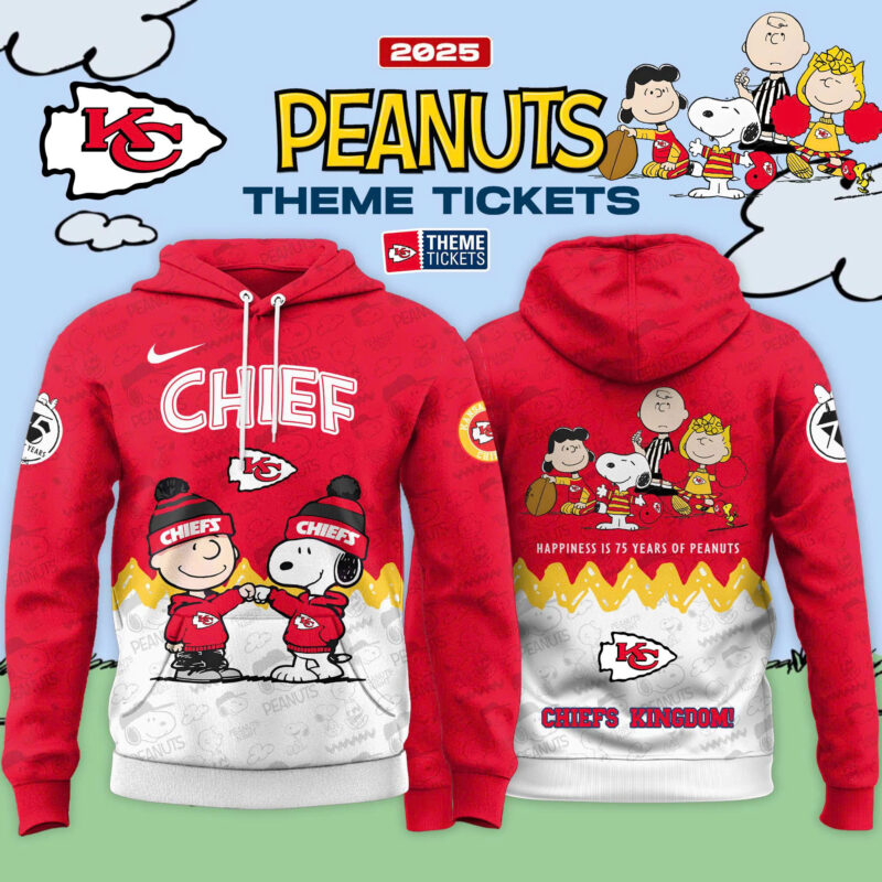 _ Kansas City Chiefs x Peanuts Limited Editions 2025 Hoodie