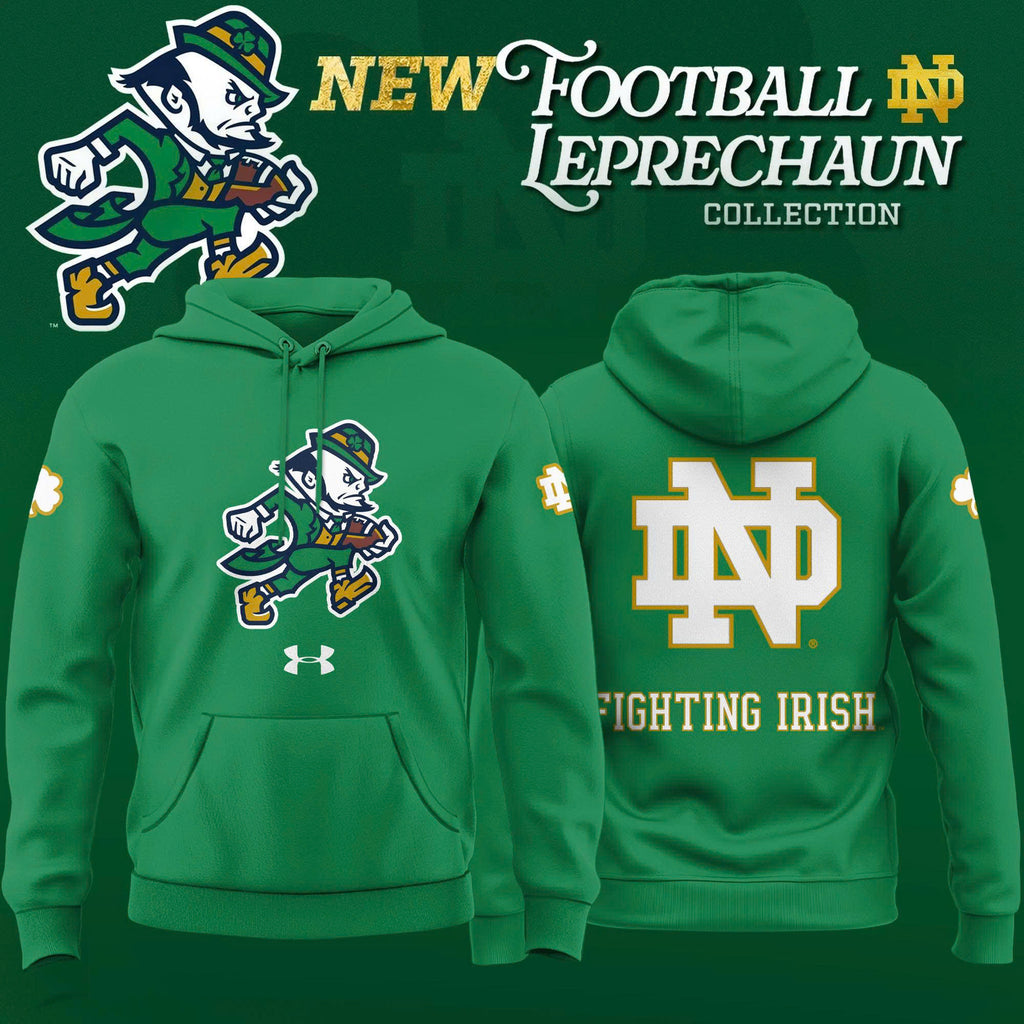 _Notre Dame Fighting Irish Football Leprechaun Limited Editions 2025 Hoodie
