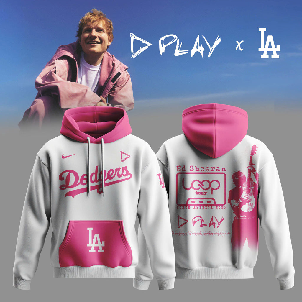 Ed Sheeran Brings “Loop Tour” x Dodgers Limited Edition Hoodie