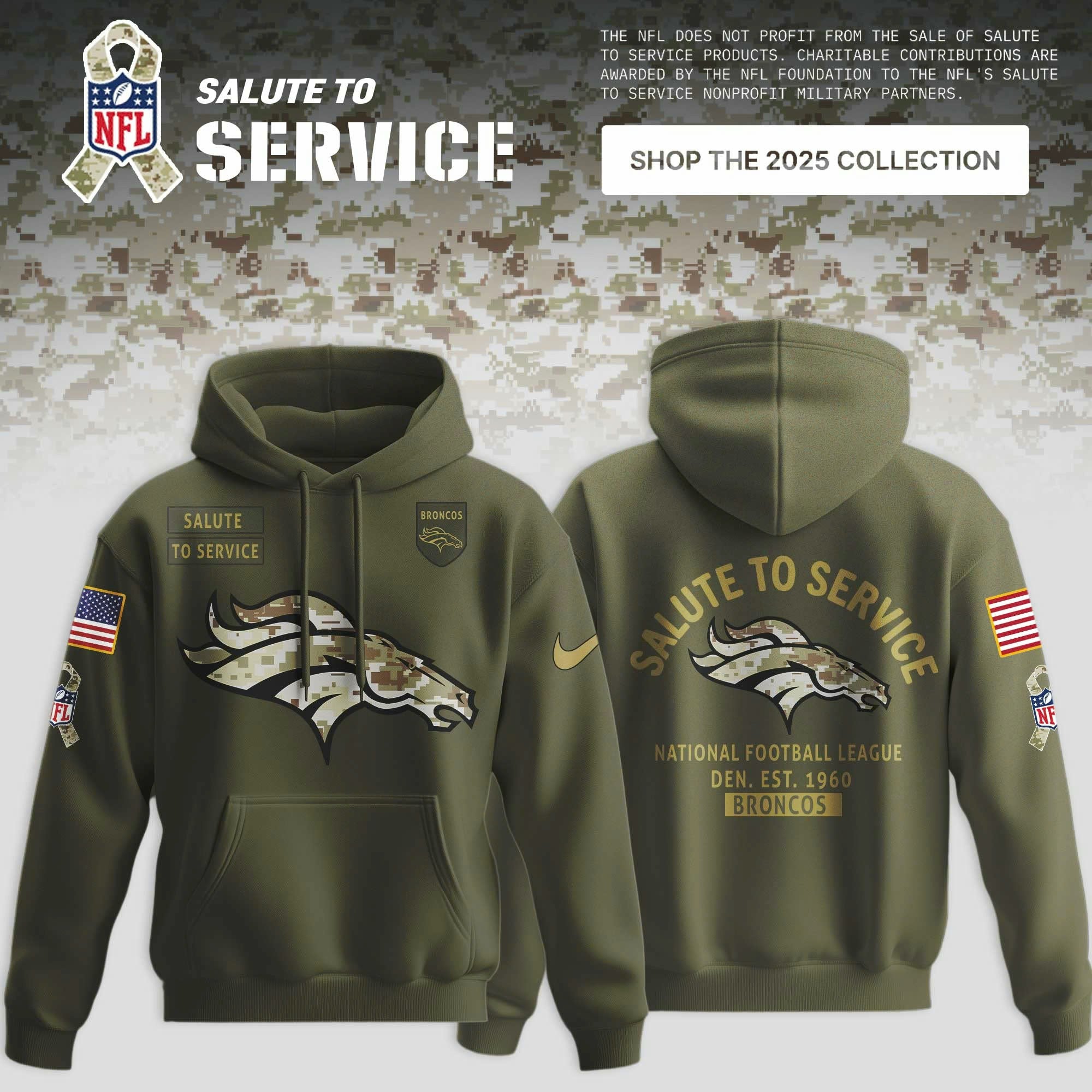 _Denver Broncos 2025 NFL Salute to Service Limited Hoodie