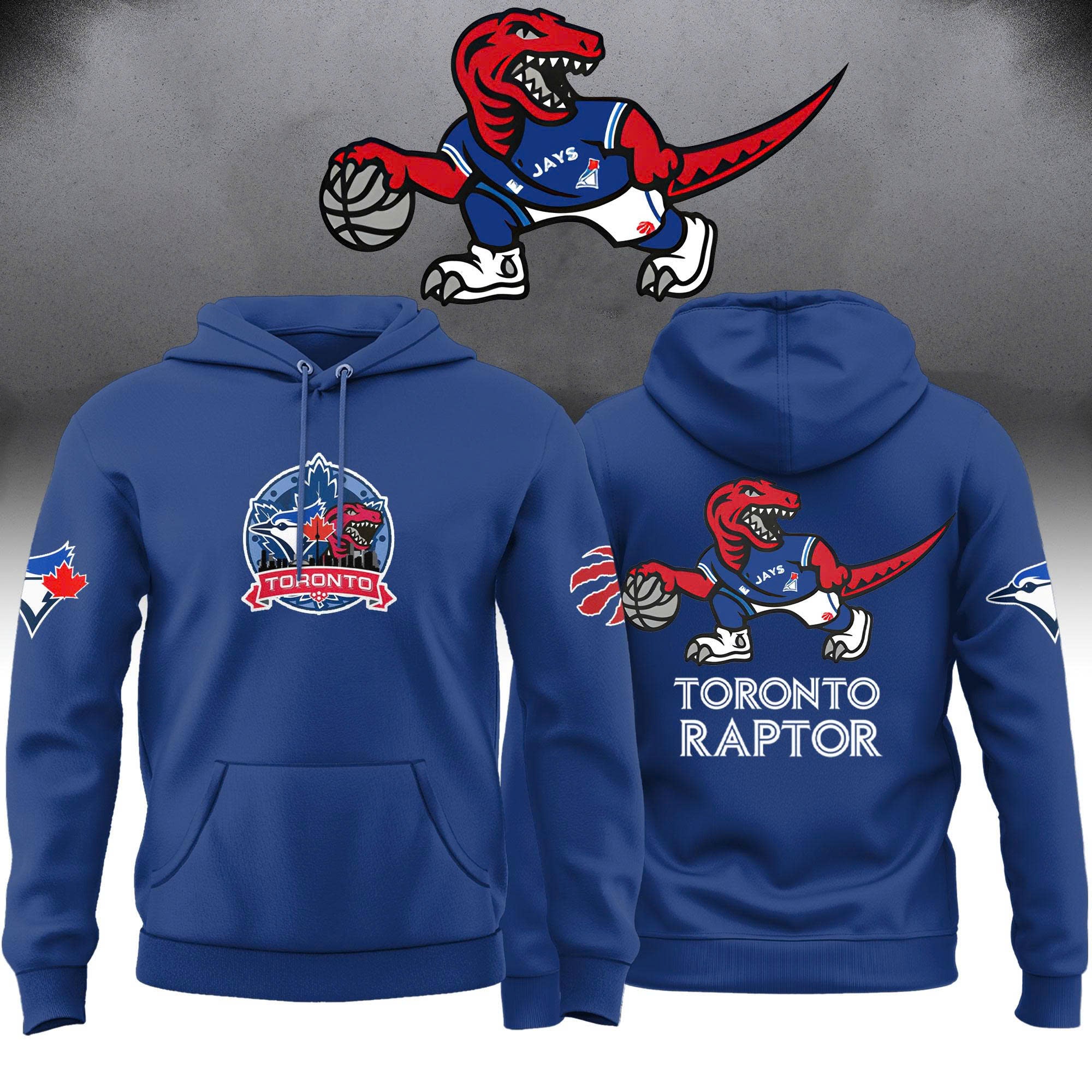 Toronto Raptors x Blue Jays Hybrid Logo Special Edition Hoodie