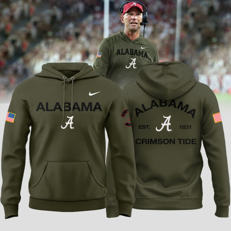 _ Alabama Crimson Tide Military Appreciation 2025 Special Hoodie