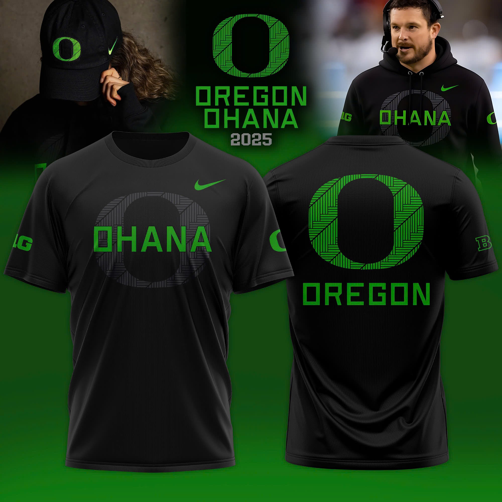 _Oregon Ducks x Ohana Limited Edition Special T-shirt