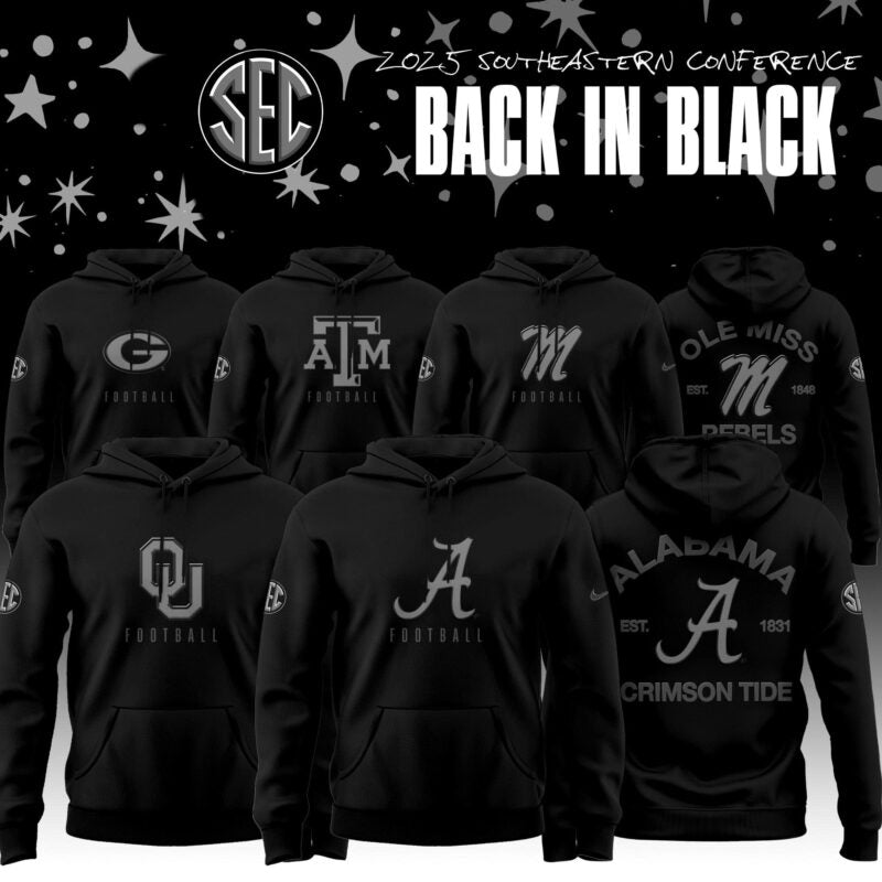 _ Southeastern Conference x Black In Black 2025 Special Editions Hoodie Collection